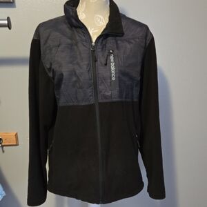 New Balance Two-Tone Black and Dark Gray Jacket